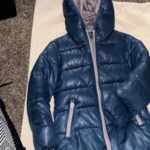 United Colors Of Benetton Gray and Blue Jacket